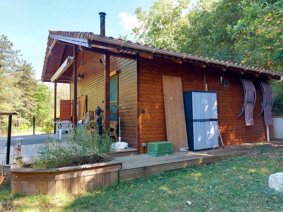 Chalet Au Milieu De La Foret Avec Lac A Proximite Layrac Kültér fotó